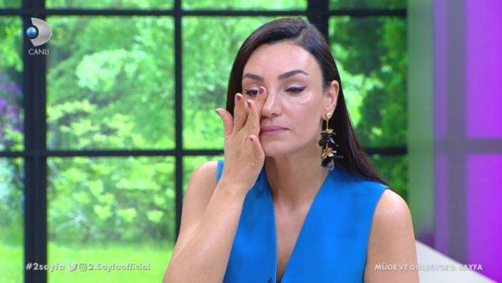 Sevcan Orhan, gözyaşlarına boğuldu