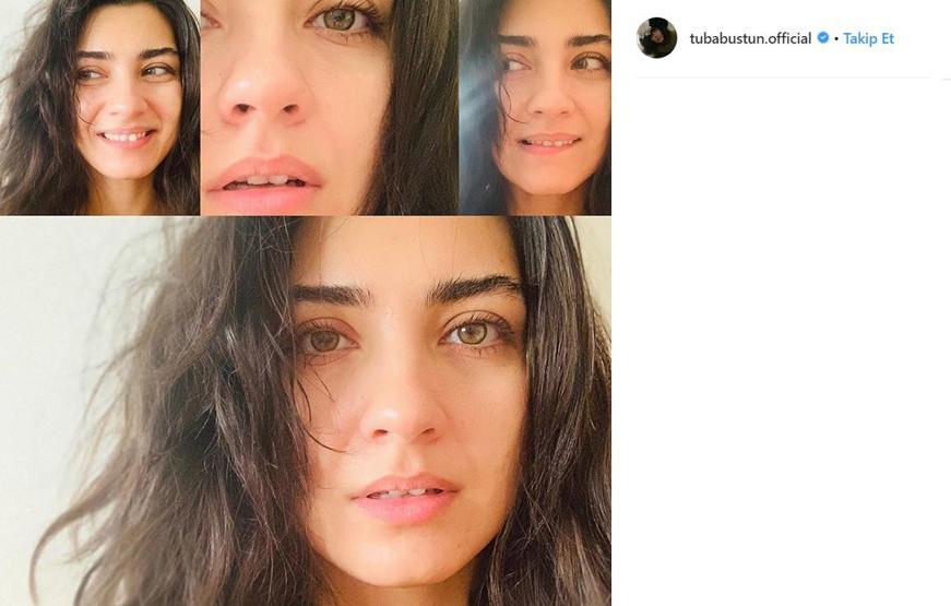 Tuba Büyüküstünün makyajsız pozu sosyal medyayı salladı