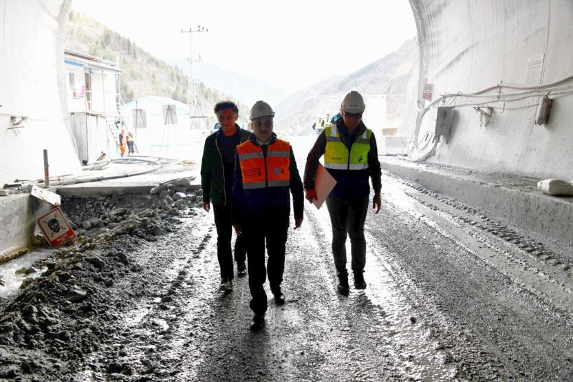 Zigana Tünelinin yüzde 60’ı tamamlandı