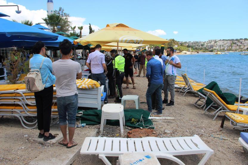 Sahilde korkunç olay... Turistler büyük şok yaşadı