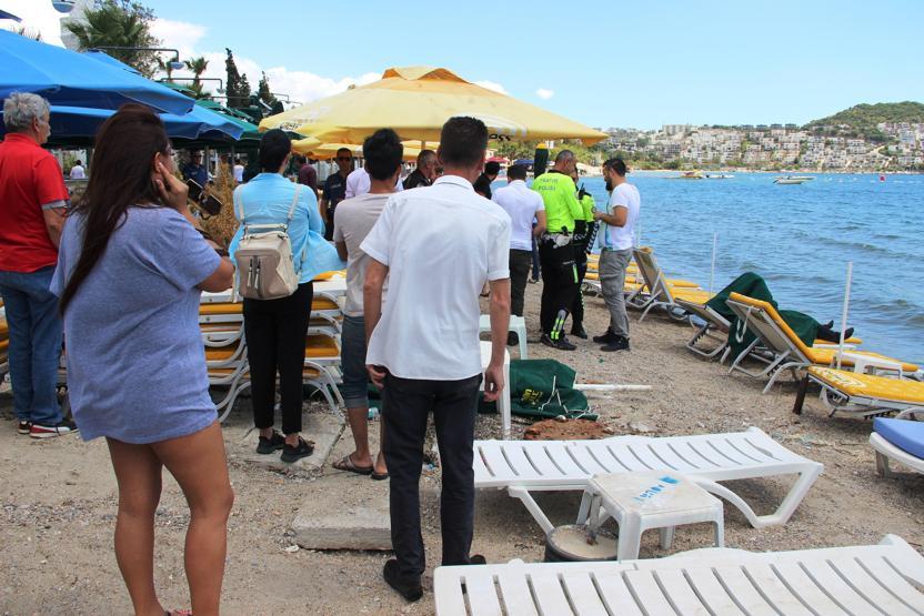 Sahilde korkunç olay... Turistler büyük şok yaşadı