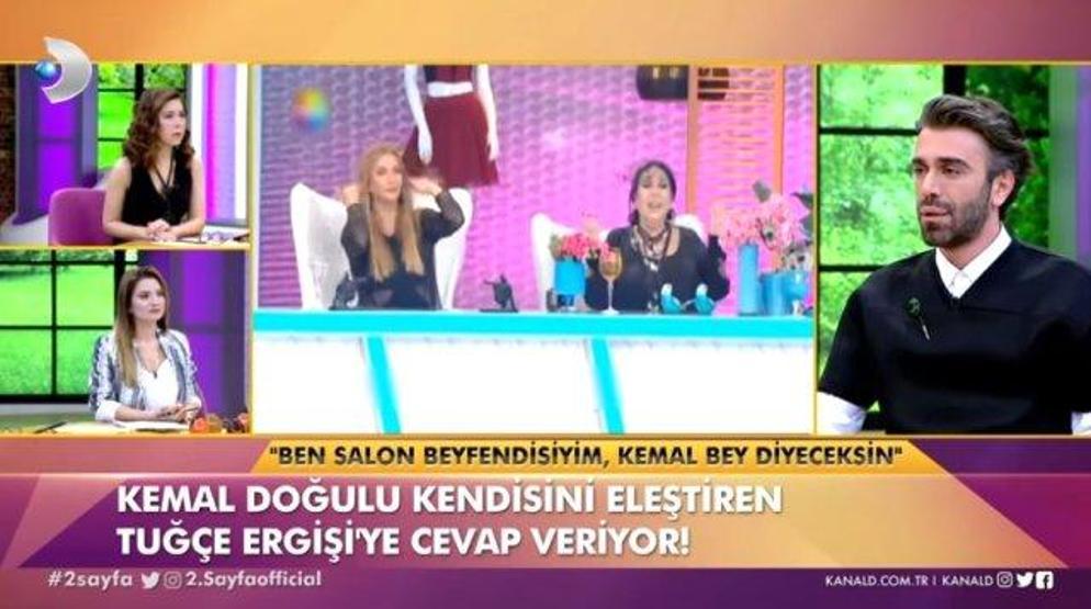 Ben salon beyefendisiyim Kemal Bey diyeceksin