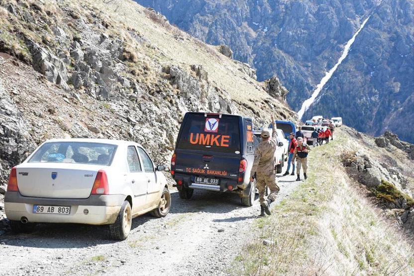 Düştüğü yerden yaklaşık 60 metre aşağıda kamerası bulundu