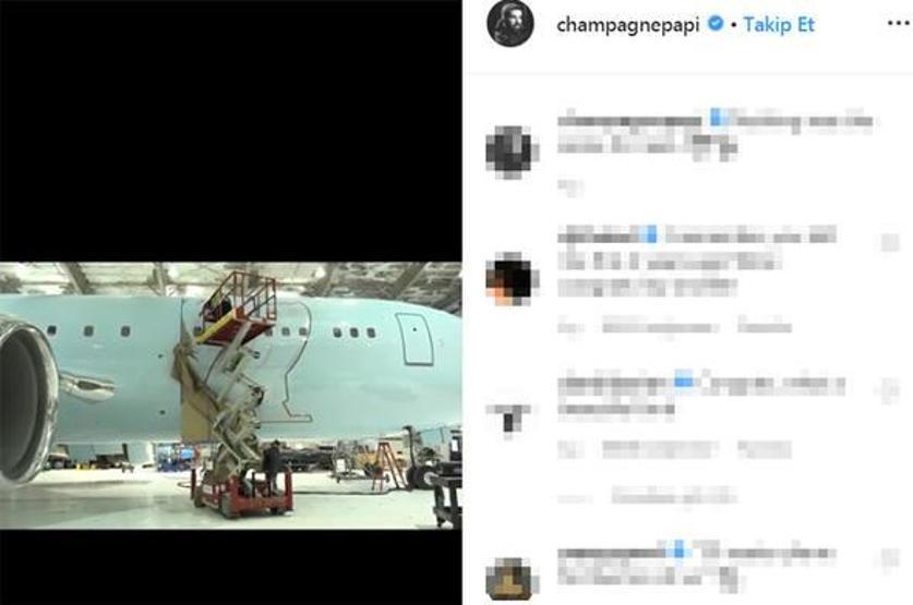 Eskiden kargo uçağıydı şimdi ünlü şarkıcının gökyüzündeki sarayı