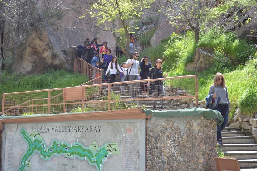 Ihlara Vadisi, turistlerin ilgi odağı