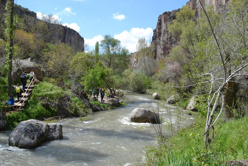Ihlara Vadisi, turistlerin ilgi odağı