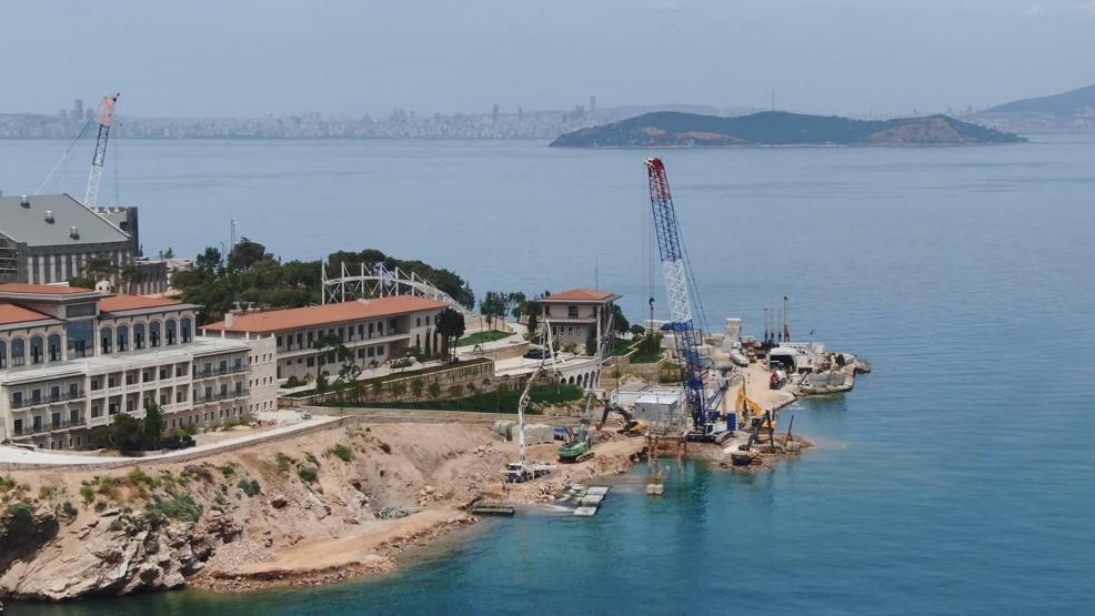 Cumhurbaşkanı Erdoğanın ziyaret edeceği Yassıadanın son hali havadan görüntülendi