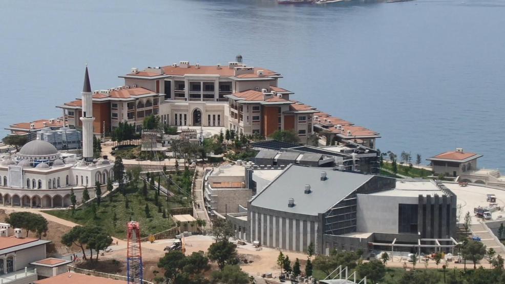 Cumhurbaşkanı Erdoğanın ziyaret edeceği Yassıadanın son hali havadan görüntülendi