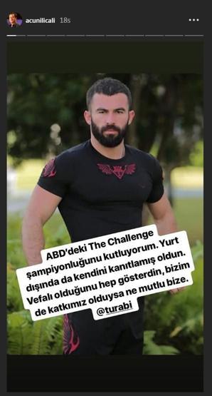 Acun Ilıcalıdan Turabiye kutlama mesajı