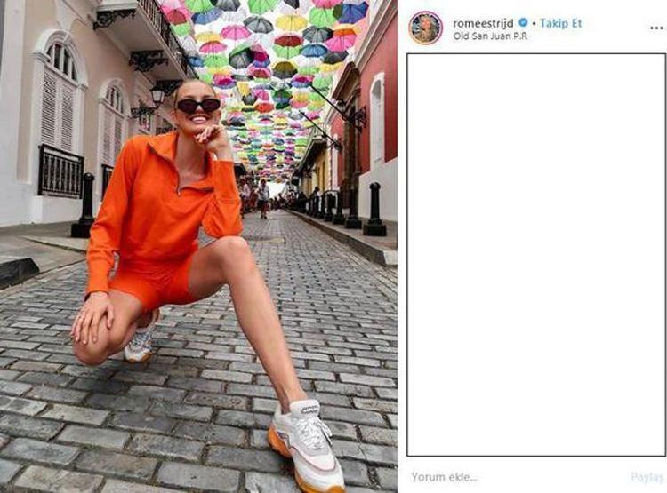 Romee Strijdin neşesi yerinde...