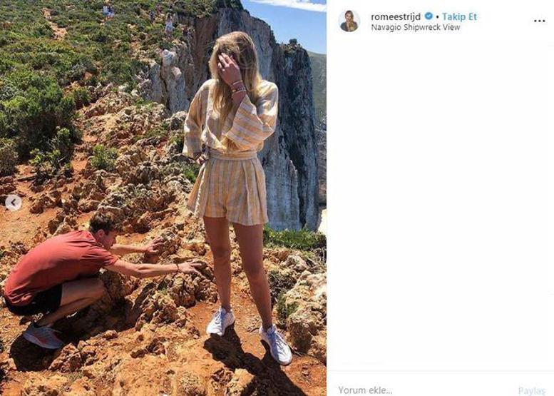 Romee Strijdin neşesi yerinde...