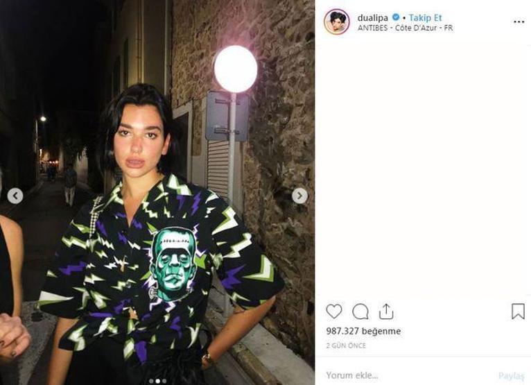 Dua Lipa’dan cesur fotoğraf