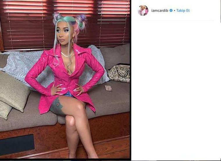 Cardi B, kızına servet değerinde bileklik aldı