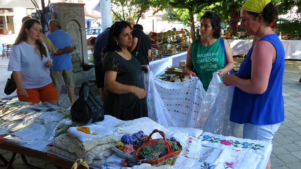 Kazdağlarındaki Çamlıbelde antik pazar kuruldu