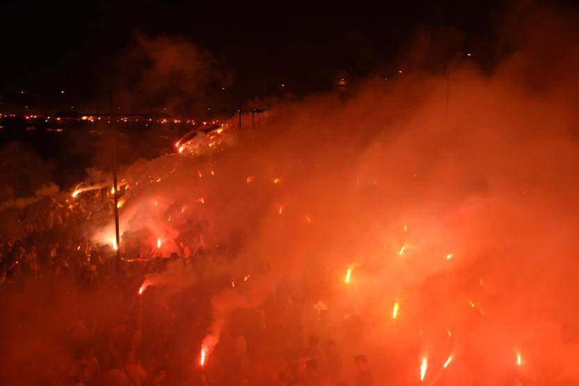 Göztepeden coşkulu kutlama