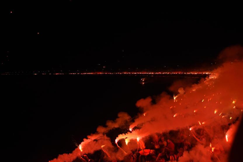 Göztepeden coşkulu kutlama