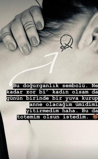 İrem Dericiden 33. dövme