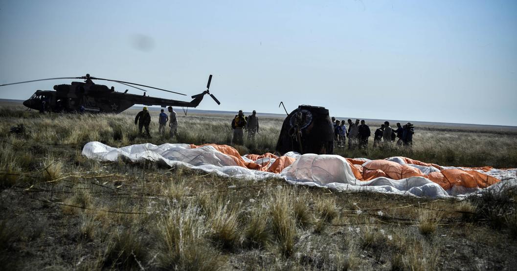 204 gündür görev yapıyordu... Soyuz MS 11 Dünyaya döndü