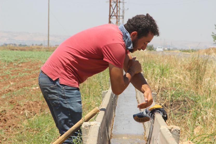 50 lira yevmiye ile 50 derece sıcaklıkta çalışıyorlar
