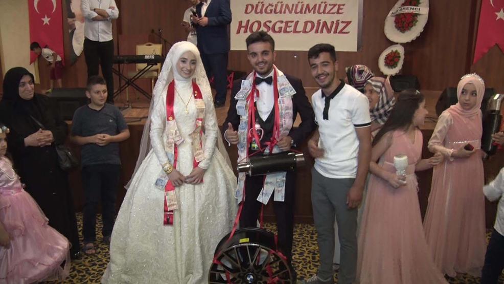 Damada altın yerine egzoz taktılar