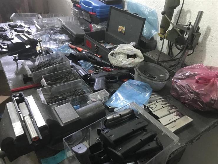 Başkentte kaçak silah atölyesine baskın