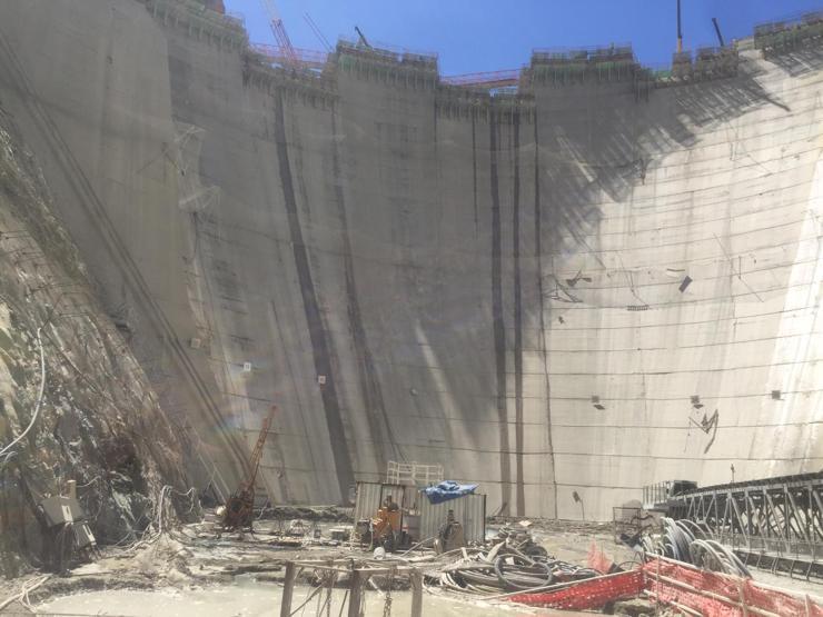 Türkiyenin en yüksek baraj inşaatı Gövdesi 112 metreye ulaştı