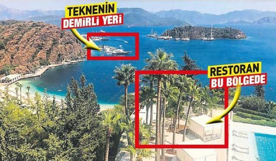 Selma Çilek ile eşi Sinan Çiftçiden deniz ortasında hamburger ziyafeti