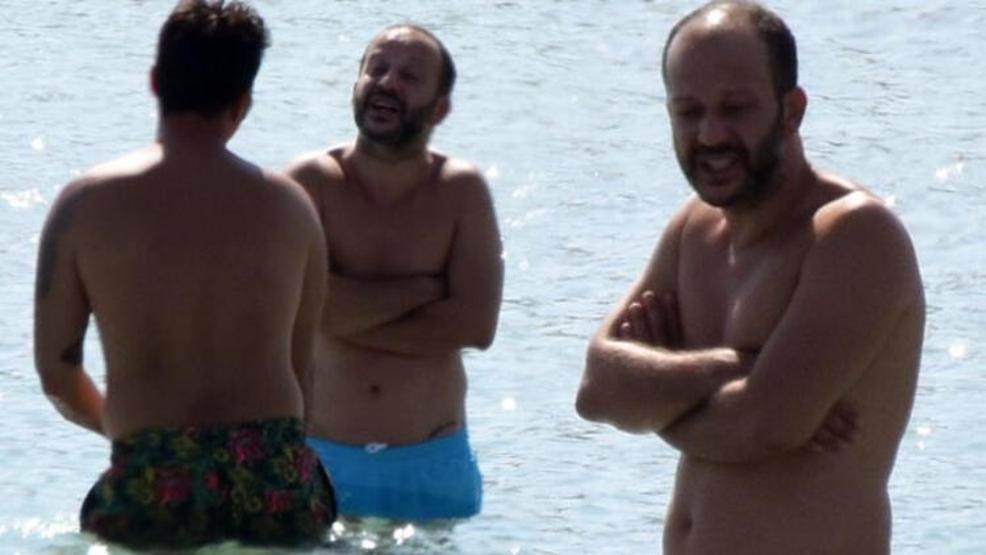 Rıza Kocaoğlunun tatil keyfi