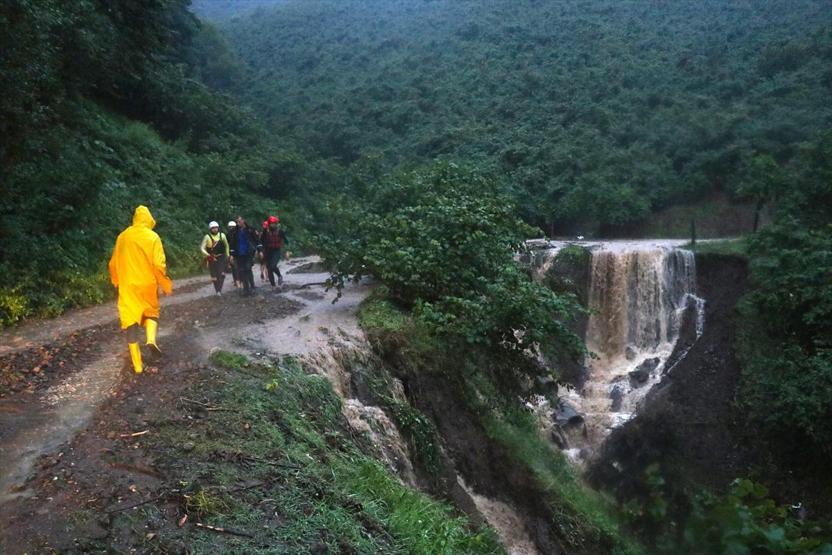 Düzcede sel felaketi