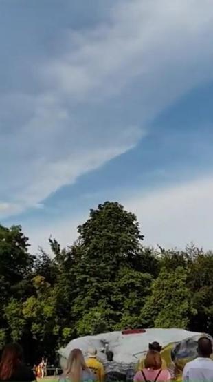 Bungee jumping halatı koptu, 30 metreden aşağı düştü