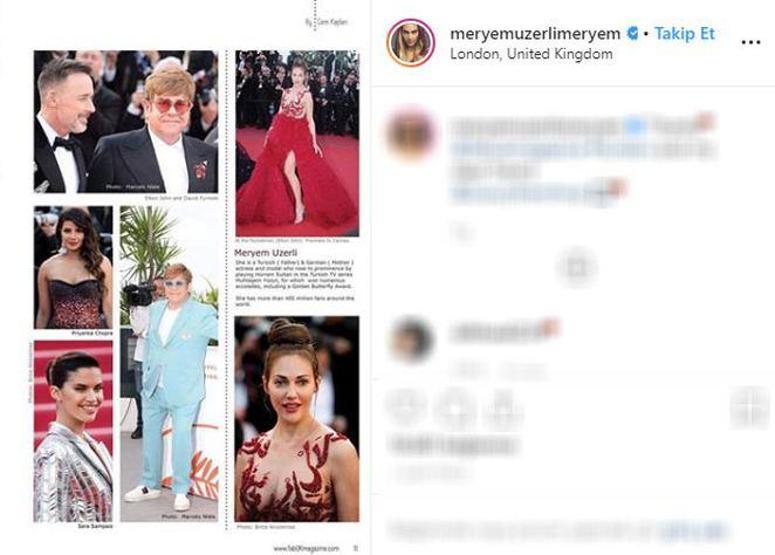 Meryem Uzerli İngiliz dergisine haber oldu