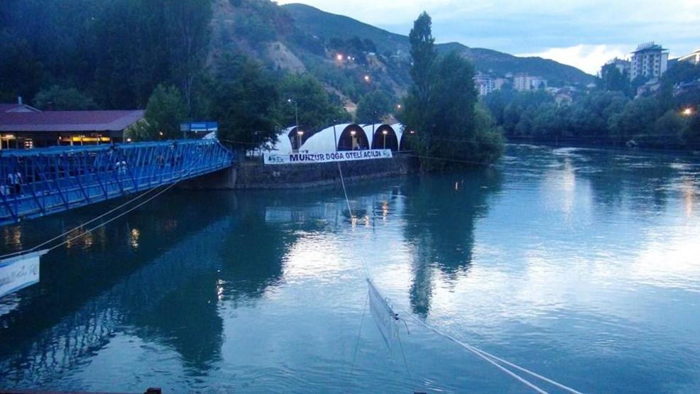 Türkiyenin ilk çadır kamp konseptli oteli Tuncelide açıldı