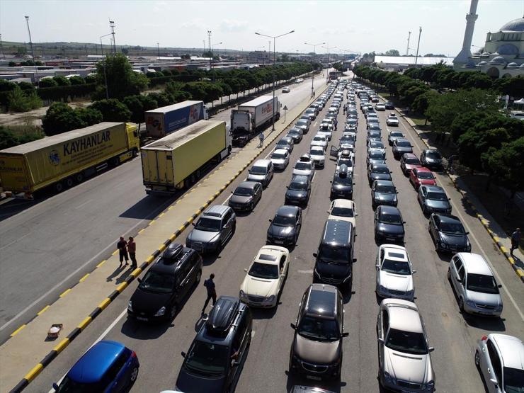 Gurbetçilerin dönüş yolculuğu başladı