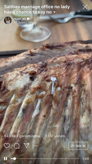 Nusret şovlarına bir yenisini daha ekledi