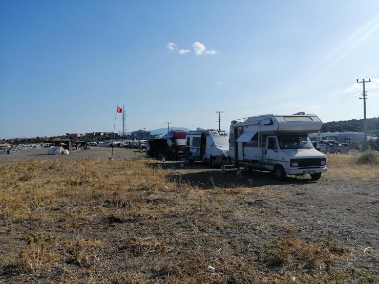 Assos’ta karavan tepkisi