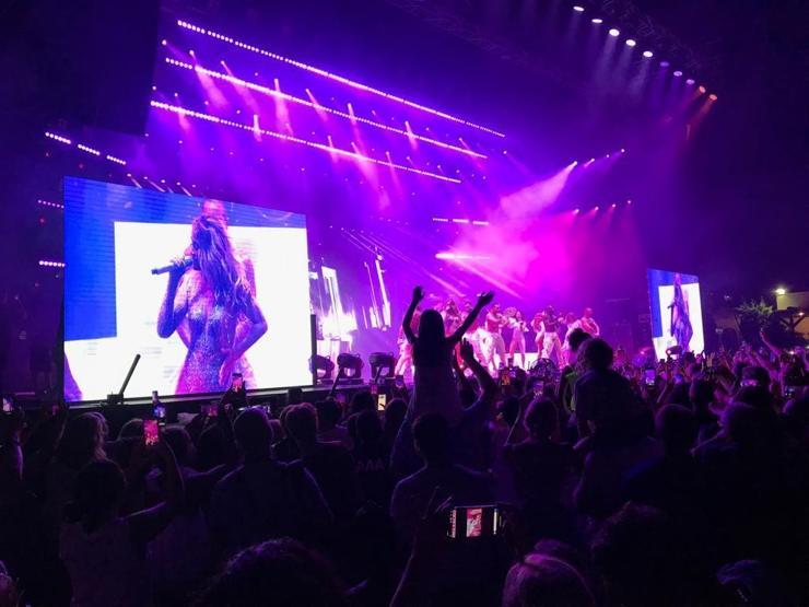 Jennifer Lopez Antalyada konser verdi