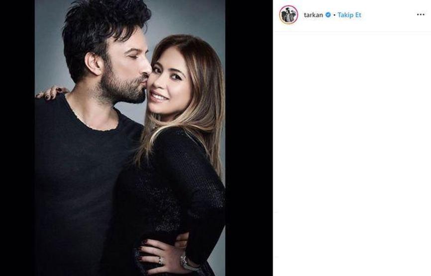 Tarkandan eşine romantik doğum günü kutlaması
