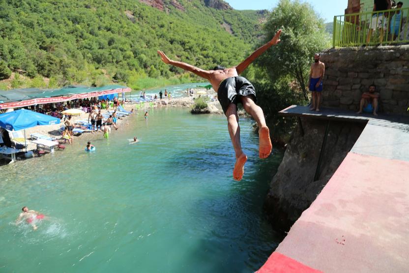 Doğunun saklı cenneti Sıcaktan bunalan oraya koşuyor