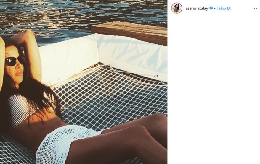 Asena Atalay Marmaris tatilinde