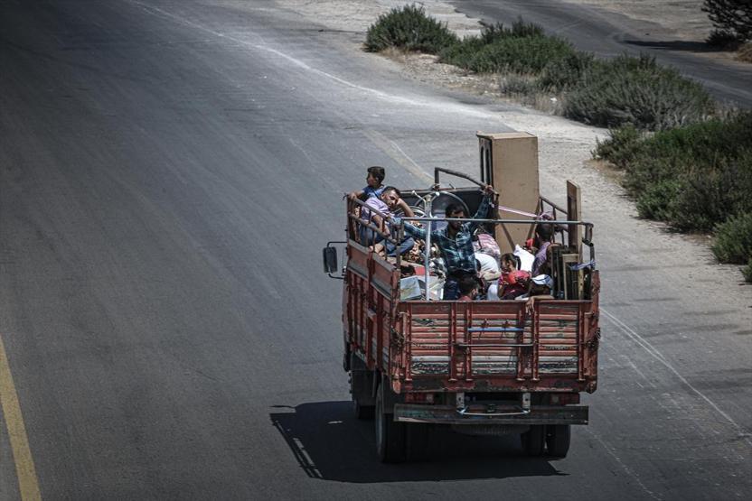 İdlibde Kurban Bayramında 124 bin civarı sivil yerinden edildi