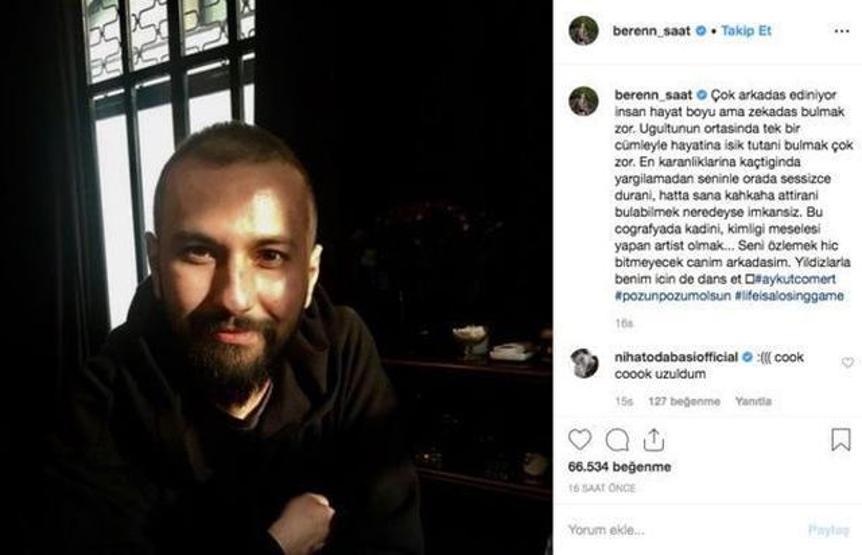 Beren Saat gözyaşlarını tutamadı