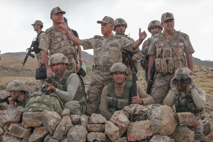 Orgeneral Çetin: Dağlar tamamen temizlenmiş durumda