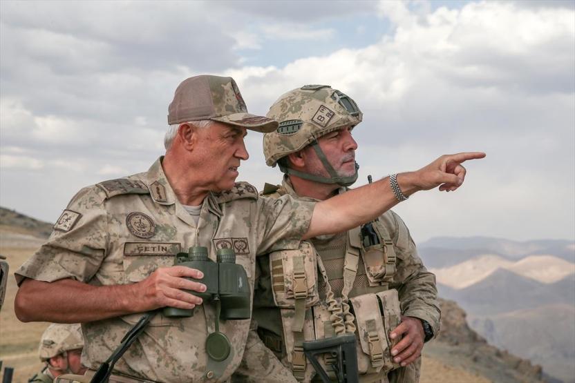 Orgeneral Çetin: Dağlar tamamen temizlenmiş durumda