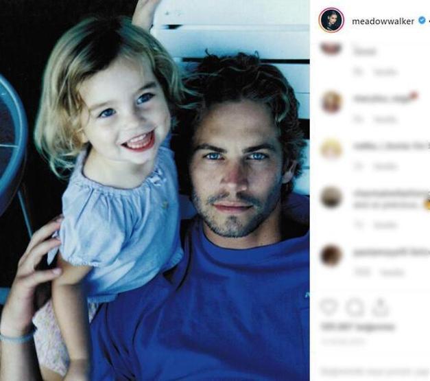 Ünlü aktör Paul Walkerın kızı Meadow Rainden duygulandıran paylaşım
