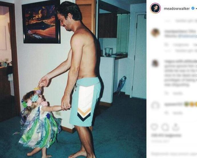 Ünlü aktör Paul Walkerın kızı Meadow Rainden duygulandıran paylaşım