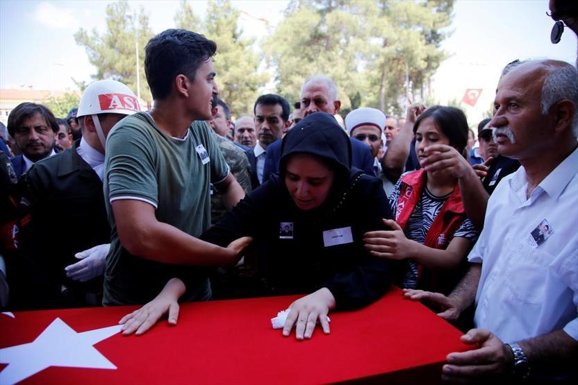 Şehit Aslan, memleketi Osmaniyede son yolculuğuna uğurlandı