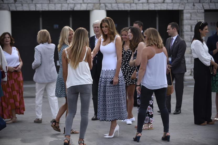 Melania Trumpın G7 stili gündem yarattı