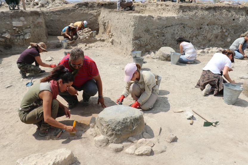 Amasyadaki kazıda 2500 yıllık posta merkezi kalıntıları bulundu