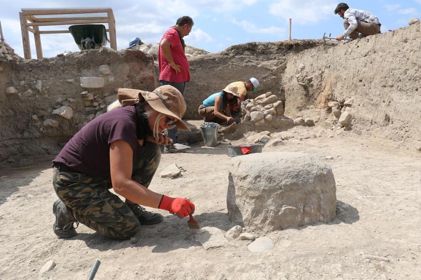Amasyadaki kazıda 2500 yıllık posta merkezi kalıntıları bulundu