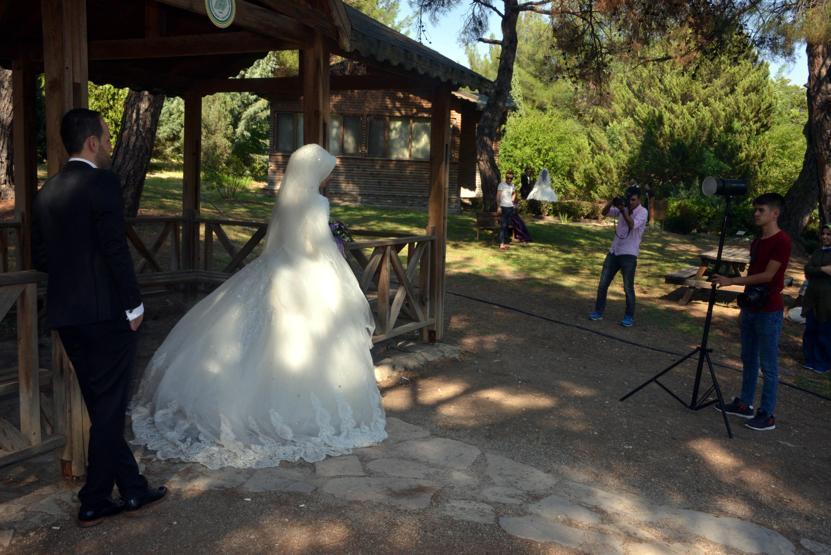 Botanik bahçesi, fotoğraf stüdyosu oldu